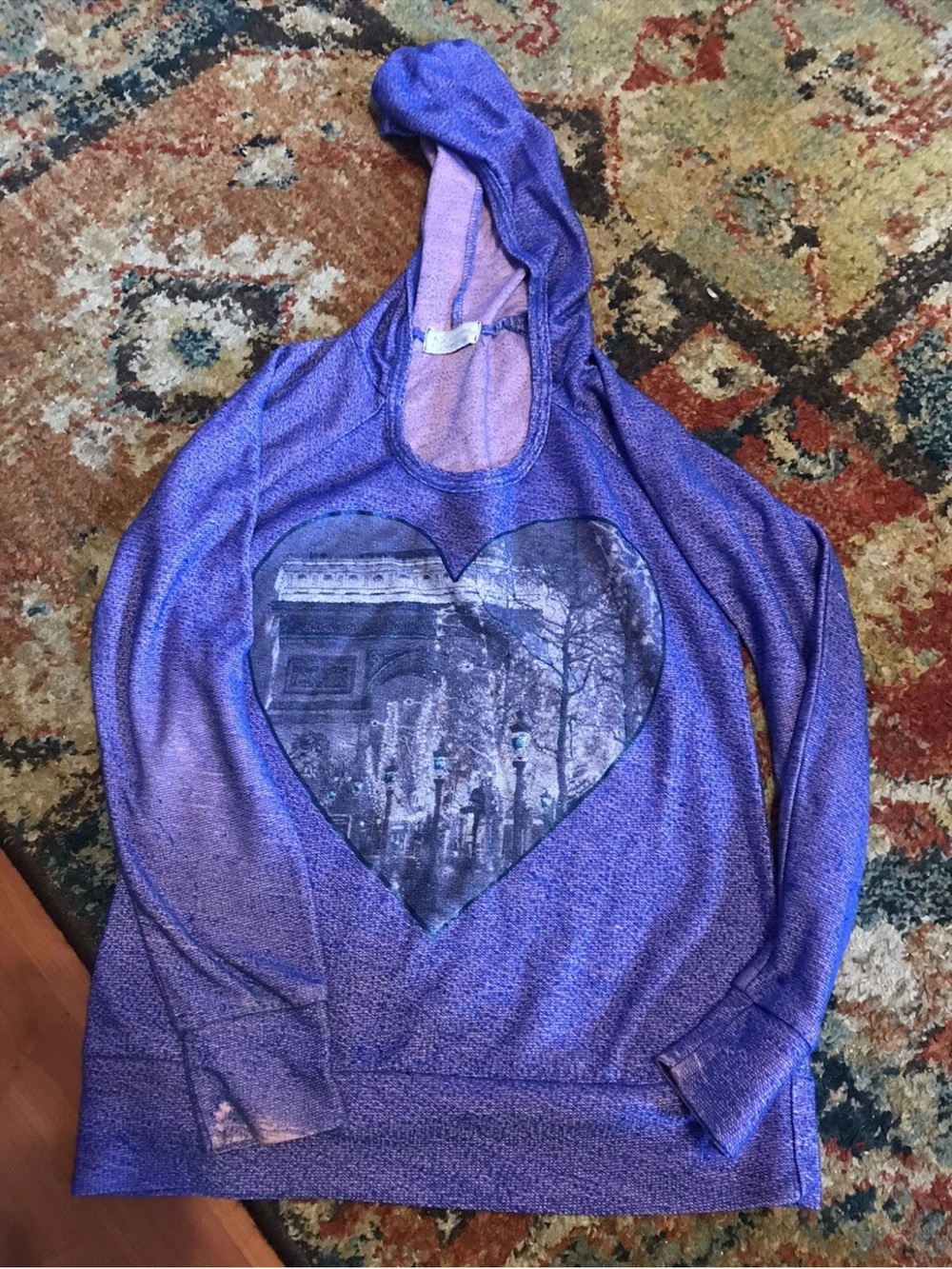Arc de Triomphe 7/8 Girls Hoodie